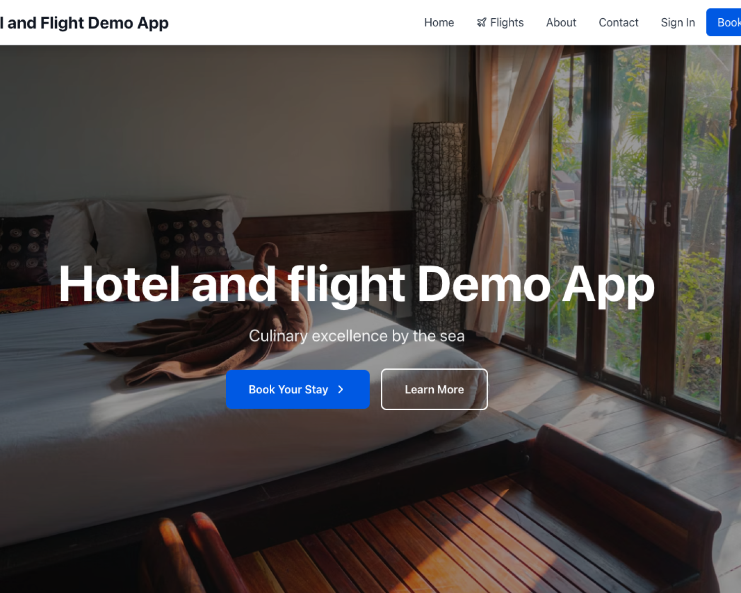 HotelFlightDemoApp